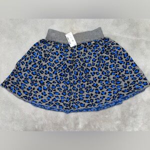 🐆NWT Aeropostale Teen Leopard Print Skirt - Gray and Blue